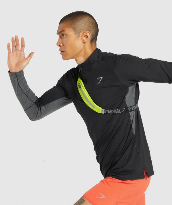 Panske Bezecky Opasok Gymshark Running Belt Žlté | FL1345687